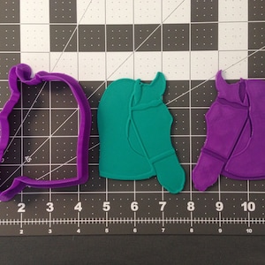 Horse Head with Bridle 266-A870 Cookie Cutter and Stamp