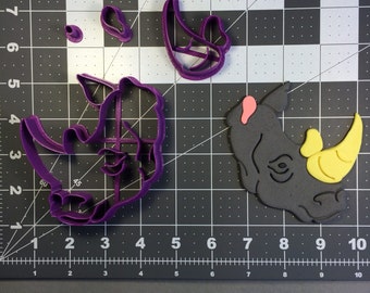 Rhinoceros Head 100 Cookie Cutter Set