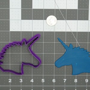 Unicorn Head 266-D201 Cookie Cutter Silhouette