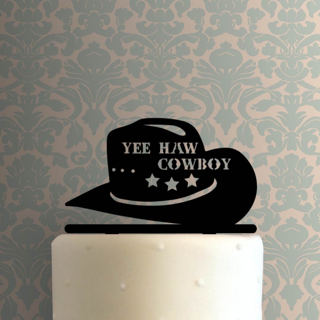 Cowboy Hat Yee Haw 225-A613 Cake Topper 