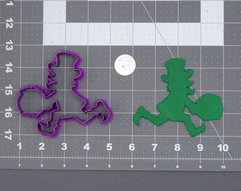 St Patricks Day - Leprechaun with Pot of Gold 266-I584 Cookie Cutter Silhouette