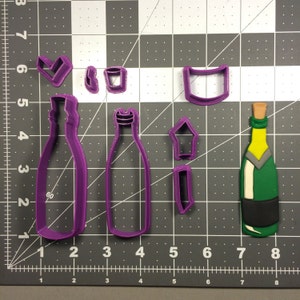 Wine Bottle 100 Cookie Cutter Set