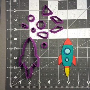Rocket 104 Cookie Cutter Set