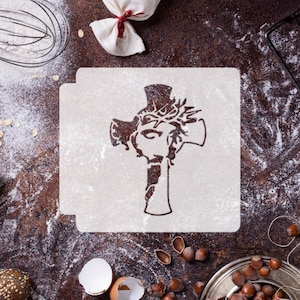 Jesus Cross 783-D982 Stencil