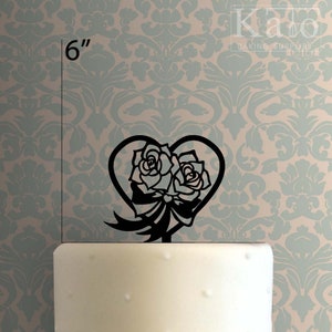 Roses 225-222 Cake Topper