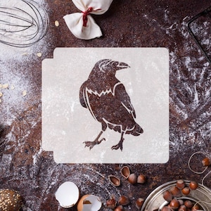 Crow Bird 783-E039 Stencil