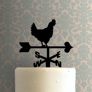 Weather Vane Chicken 225-A197 Cake Topper