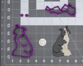 Border Collie Hundkropp 266-J661 Kakformsset