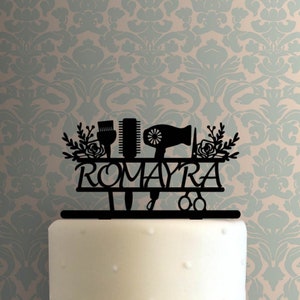 Custom Hairstylist Name 225-A934 Cake Topper