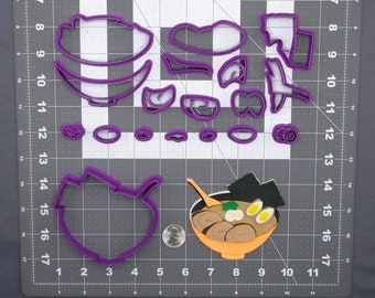 Ramen Soup 266-E032 Cookie Cutter Set