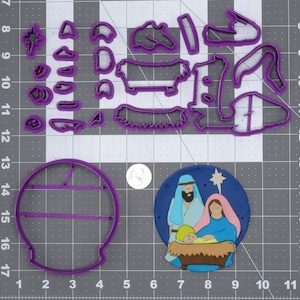 Nativity Scene 266-H345 Cookie Cutter Set