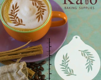 Olive Branches 263-126 Latte Art Stencil