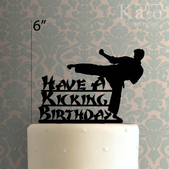 Joyeux Anniversaire 225 008 De Karate De Gateau Etsy Joyeux Anniversaire 225 008 De Karate De Gateau Etsy