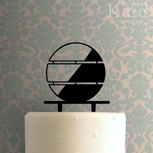 Minimalist Circle 225-498 Cake Topper