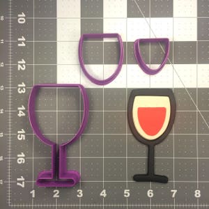 Wine Glass 102 Cookie Cutter Set