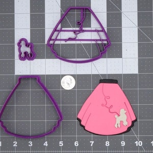 Poodle Skirt 266-H254 Cookie Cutter Set