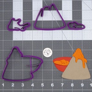 Tortilla Chip with Dip 266-J136 Cookie Cutter Set