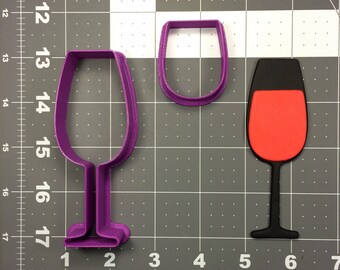 Set de cortador de galletas Wine Glass 104