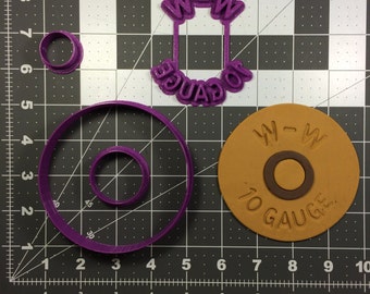 10 Escopeta calibre 100 Juego de cortadores de galletas
