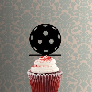 Pickleball Ball 228-668 Cupcake Topper