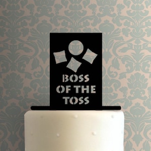 Boss of the Toss Cornhole Toss 225-A479 Decoración para tarta