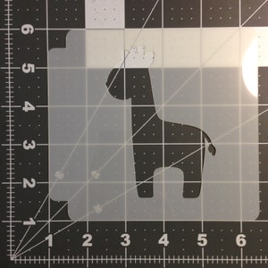 Giraffe 100 Stencil