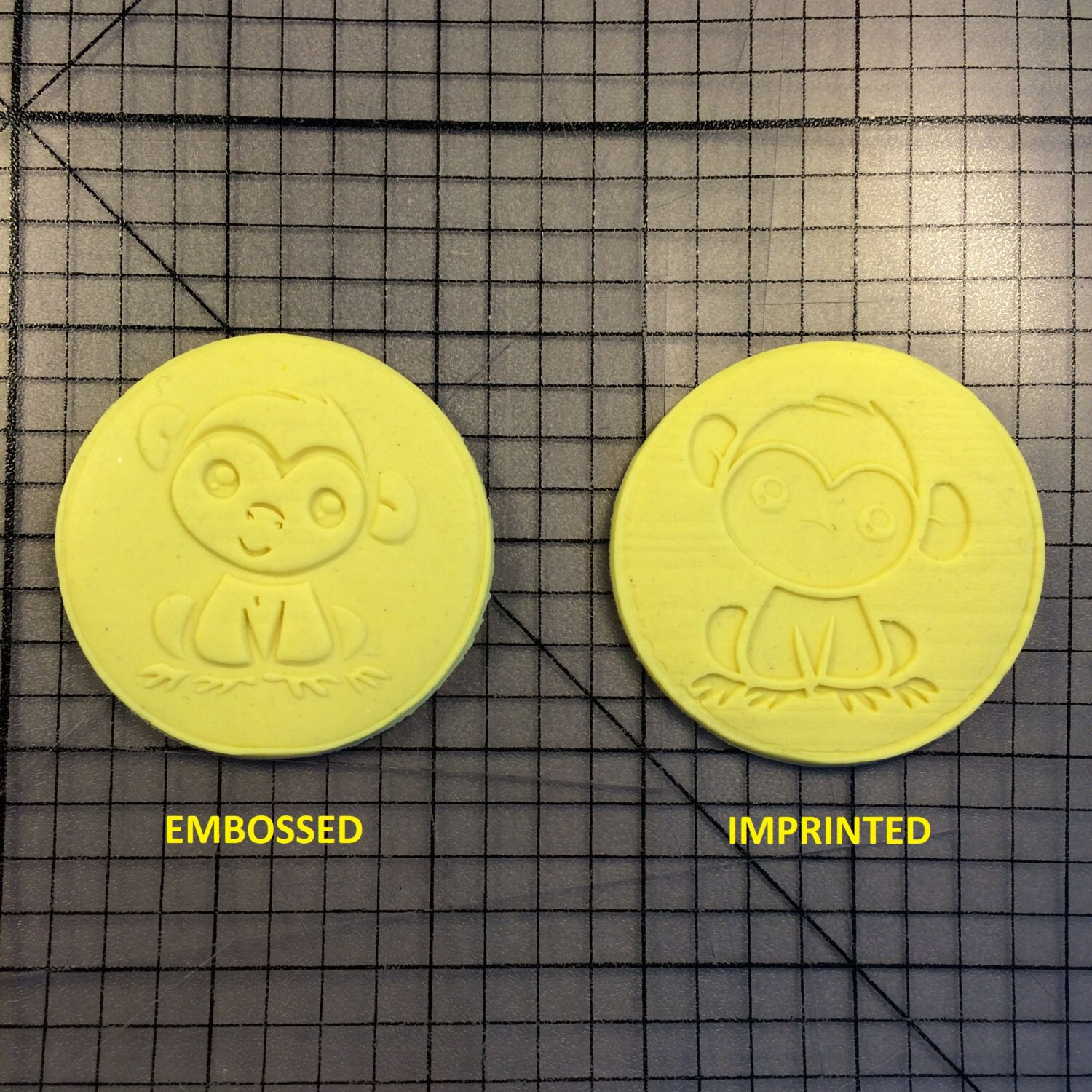 Monkey 100 Cookie Cutter and Stamp - Etsy