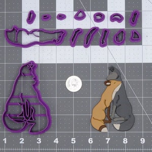 Fox and Wolf 266-I246 Cookie Cutter Set