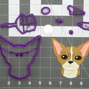 Dog - Chihuahua Face 266-D257 Cookie Cutter Set