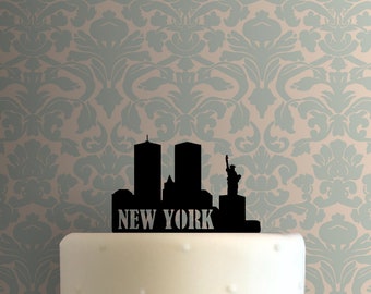 Skyline de la ciudad de Nueva York 225-B073 Decoración para Tarta