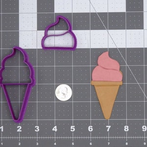 Ice Cream Cone 266-H886 Cookie Cutter Set