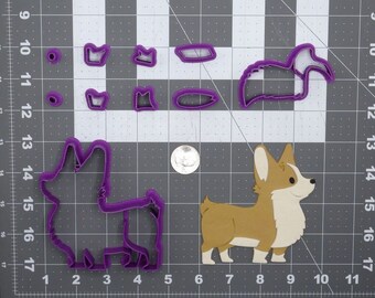 Corgi Dog Body 266-D797 Cookie Cutter Set
