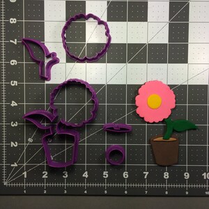 Potted Flower 100 Cookie Cutter Set