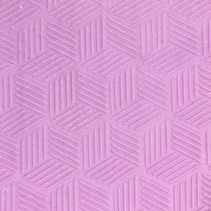 May include: A close-up of a textured, purple surface with a repeating geometric pattern of squares and diamonds.