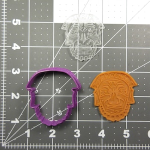 Culture Mask 100 Cookie Cutter and Stamp (Imprinted)