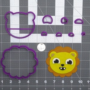 Lion Head 266-D818 Cookie Cutter Set