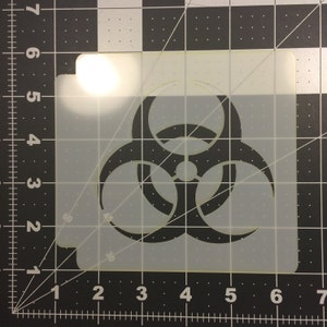 Biohazard Logo 100 Stencil