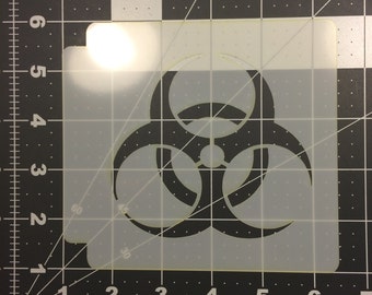 Biohazard Logo 100 Stencil