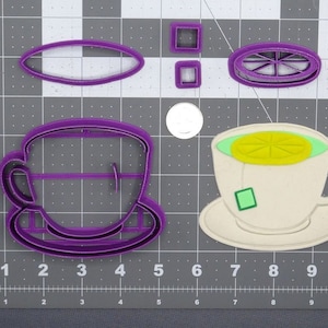 Tea Cup with Lemon 266-D832 Cookie Cutter Set