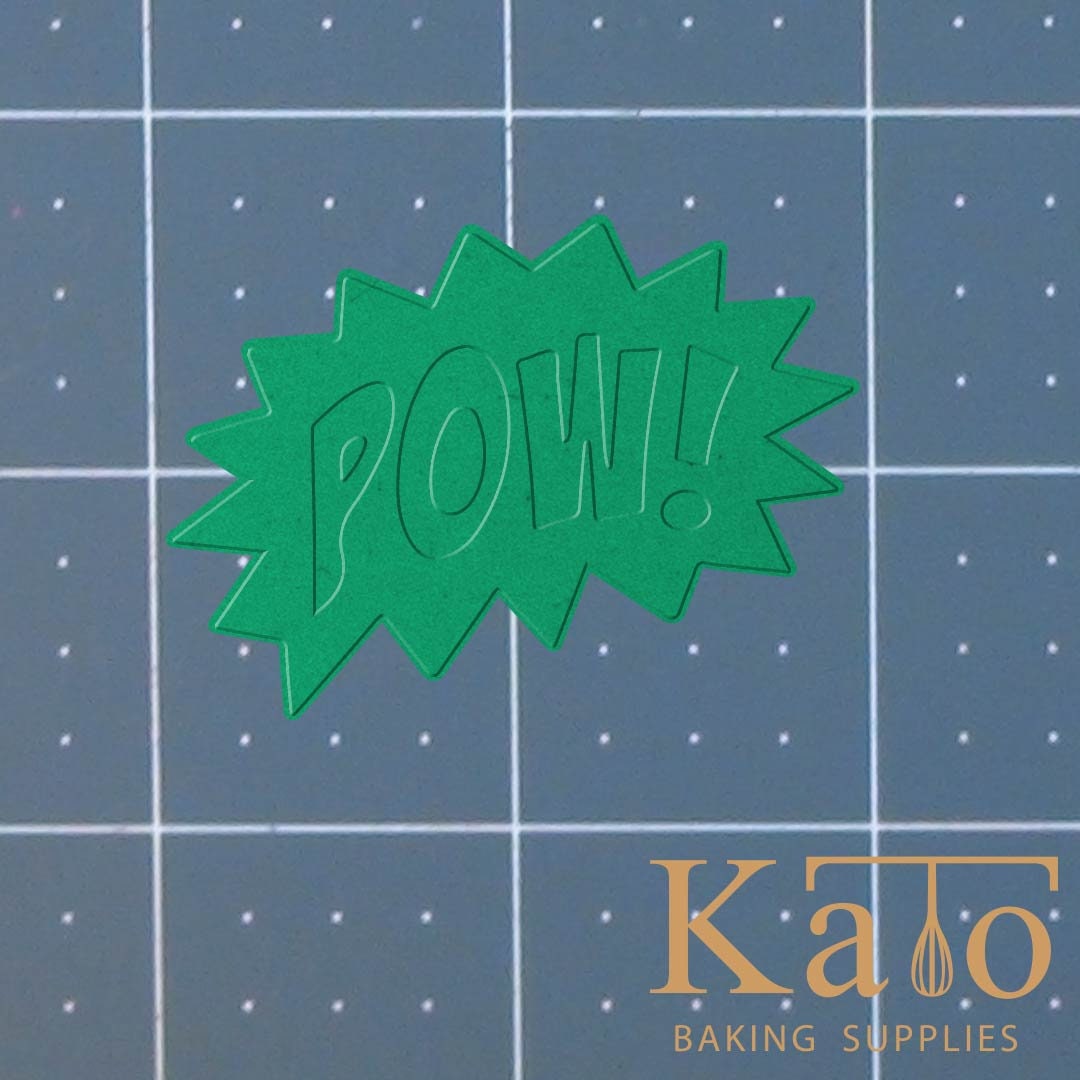 Pow Sign 227-137 Cookie Cutter and Acrylic Stamp - Etsy