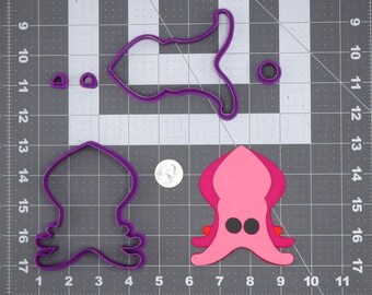Juego de cortador de galletas Squid 266-H408