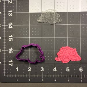 Merry Christmas 100 Cookie Cutter and Stamp (Embossed)