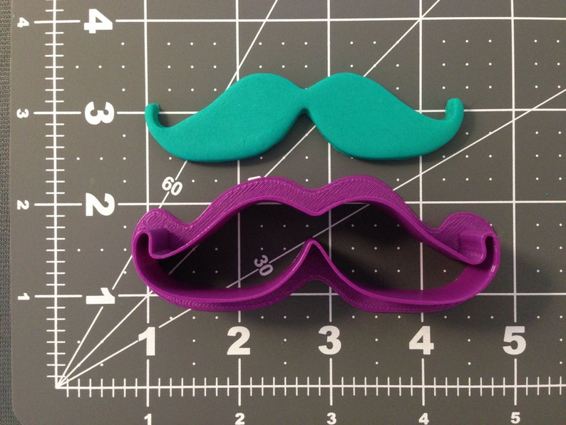 Mustache Cookie Cutter image 1