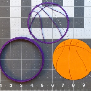 Basketball 266-816 Cookie Cutter and Stamp