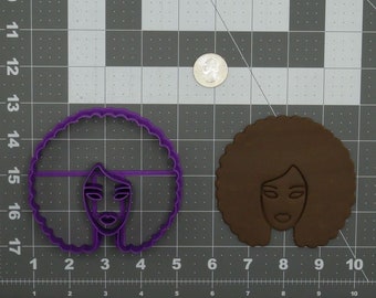 Afro Woman 266-C939 Cookie Cutter