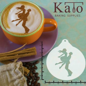 Couple 263-086 Latte Art Stencil