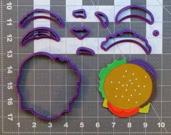 Burger 266-B636 Cookie Cutter Set