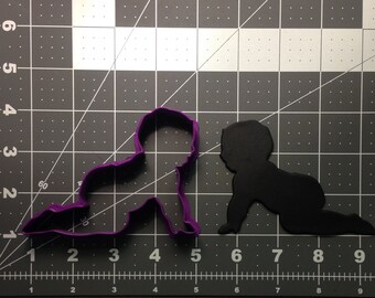 Crawling Baby 102 Cookie Cutter