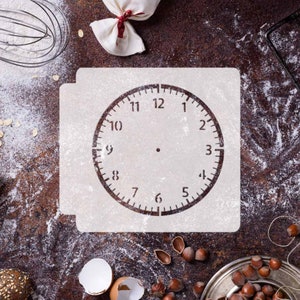Clock 783-D087 Stencil