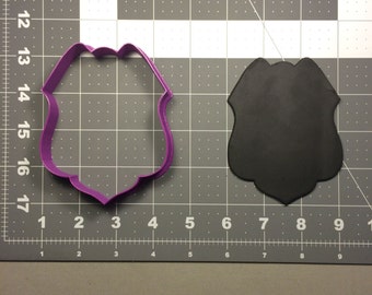 Police Badge 101 Cookie Cutter